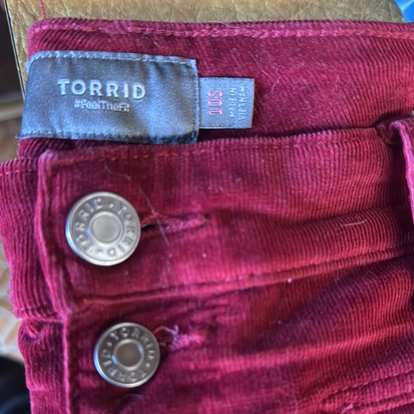 Torrid Slim Boot Corduroy High Rise - Picture 3 of 6